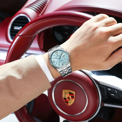 Poedagar High Quality Mens Quartz Watch Waterproof Luminous Date