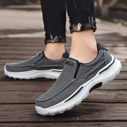 Mens Casual Shoes Canvas Breathable Loafers Comfortable Outdoor Walking Sneakers Classic Loafers for Men