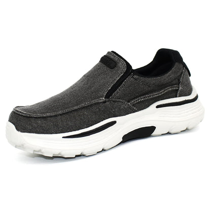 Mens Casual Shoes Canvas Breathable Loafers Comfortable Outdoor Walking Sneakers Classic Loafers for Men