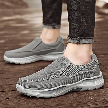 Mens Casual Shoes Canvas Breathable Loafers Comfortable Outdoor Walking Sneakers Classic Loafers for Men