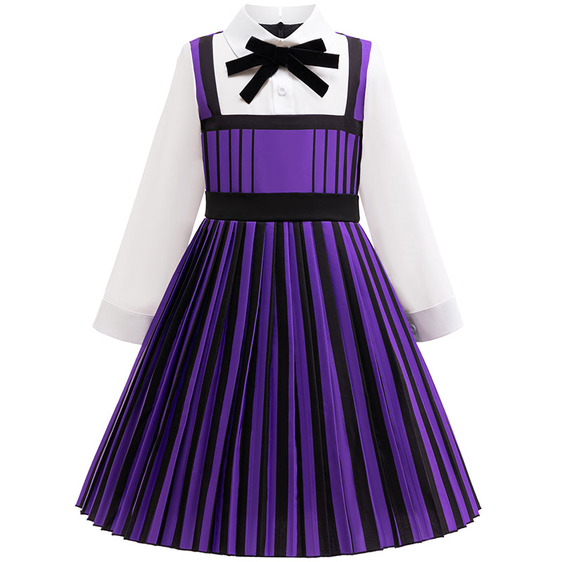 Wednesday and Enid Sinclair Cosplay Costume, 2 Pcs Girl Dress Set, for Halloween Carnival, Birthday Party Performance, K
