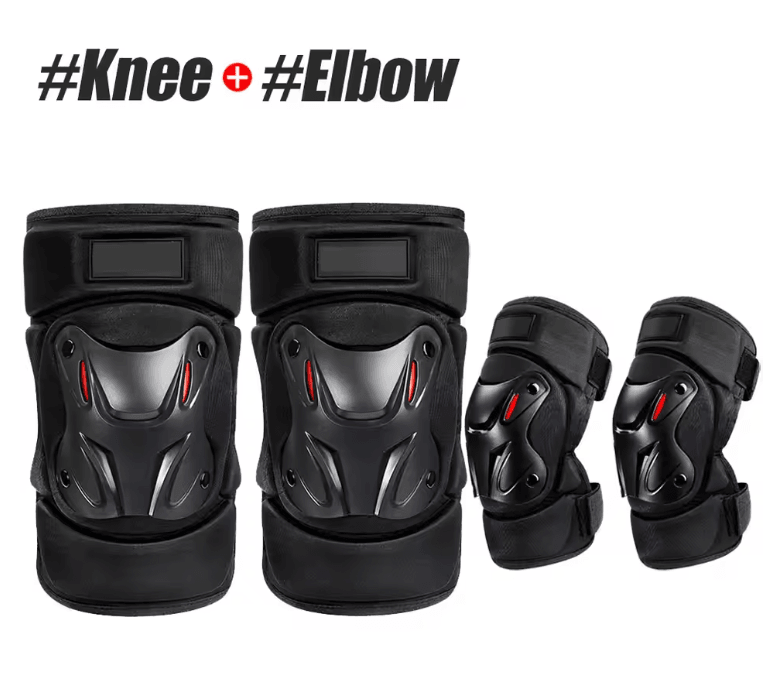 Protective Knee and Elbow Pads for Outdoor Sports and Motorcycle Riding