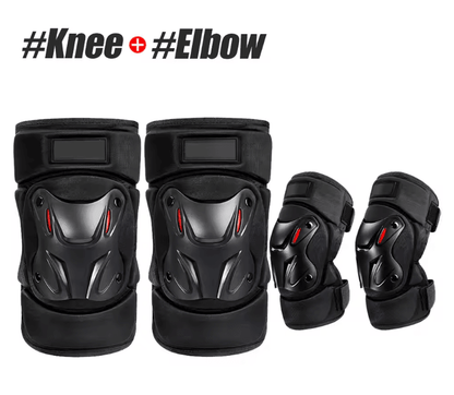 Protective Knee and Elbow Pads for Outdoor Sports and Motorcycle Riding
