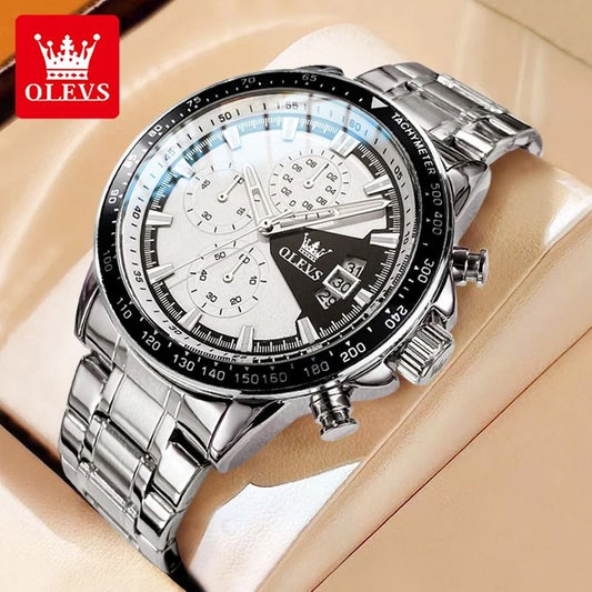 OLEVS TY705 Men Quartz Watch Waterproof Luminous Multifunction