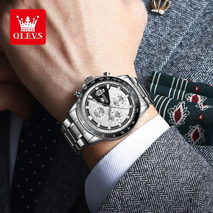 OLEVS TY705 Men Quartz Watch Waterproof Luminous Multifunction