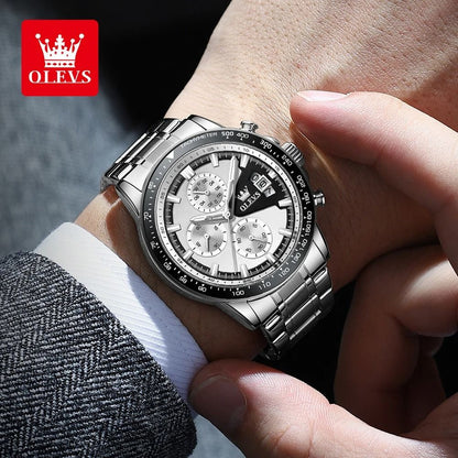 OLEVS TY705 Men Quartz Watch Waterproof Luminous Multifunction