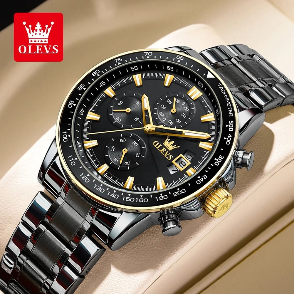 OLEVS TY705 Men Quartz Watch Waterproof Luminous Multifunction