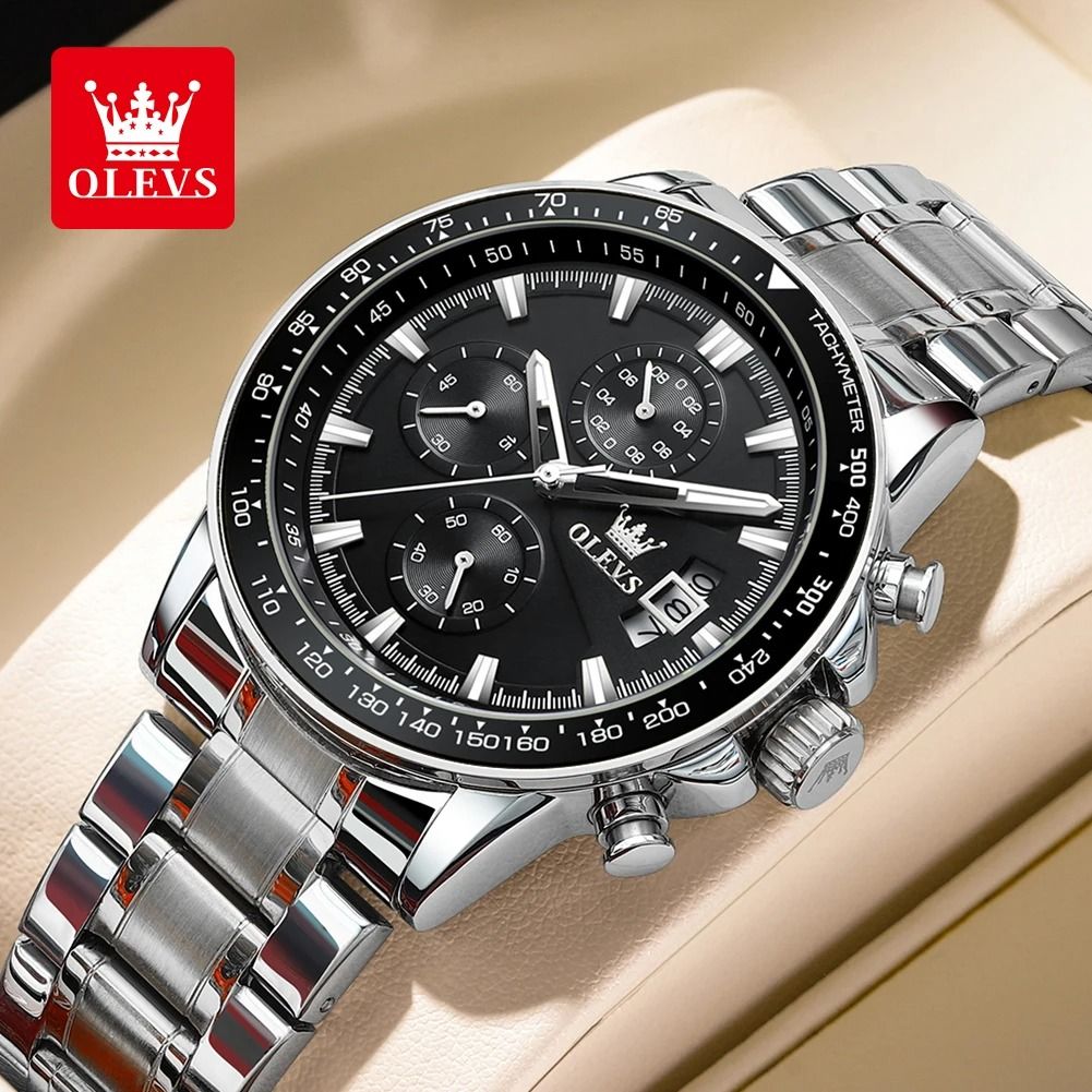 OLEVS TY705 Men Quartz Watch Waterproof Luminous Multifunction