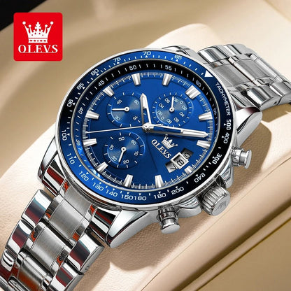OLEVS TY705 Men Quartz Watch Waterproof Luminous Multifunction