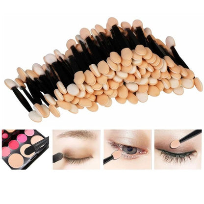 Disposable Dual Sided Eyeshadow Sponge Brushes Bulk Pack