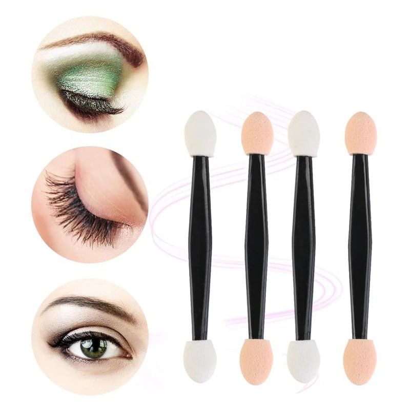 Disposable Dual Sided Eyeshadow Sponge Brushes Bulk Pack