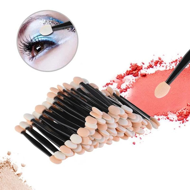 Disposable Dual Sided Eyeshadow Sponge Brushes Bulk Pack