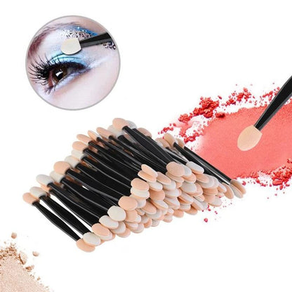 Disposable Dual Sided Eyeshadow Sponge Brushes Bulk Pack