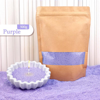 Colorful Granular Pearl Wax, DIY Candle Making Materials, Handmade Sand Painting Wax For Colour Sand Crafts