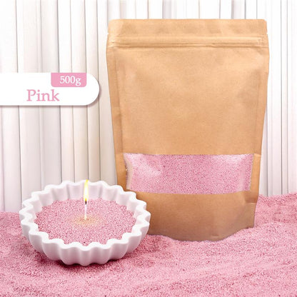 Colorful Granular Pearl Wax, DIY Candle Making Materials, Handmade Sand Painting Wax For Colour Sand Crafts
