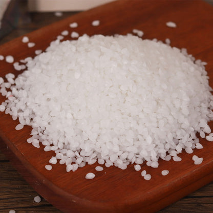 Pure Natural White Beeswax Granules, for DIY Scented Candles, Lip Balms, Lotions, and Craft Supplies Material