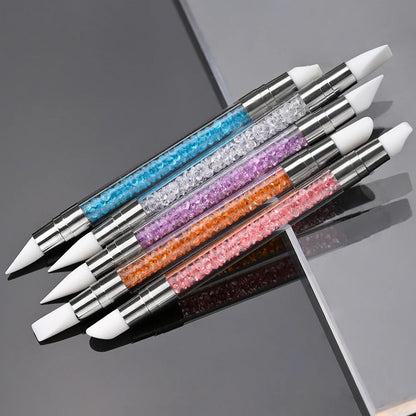 Ultra Thin Pink Nail Art Liner Brushes Set (5 pcs)