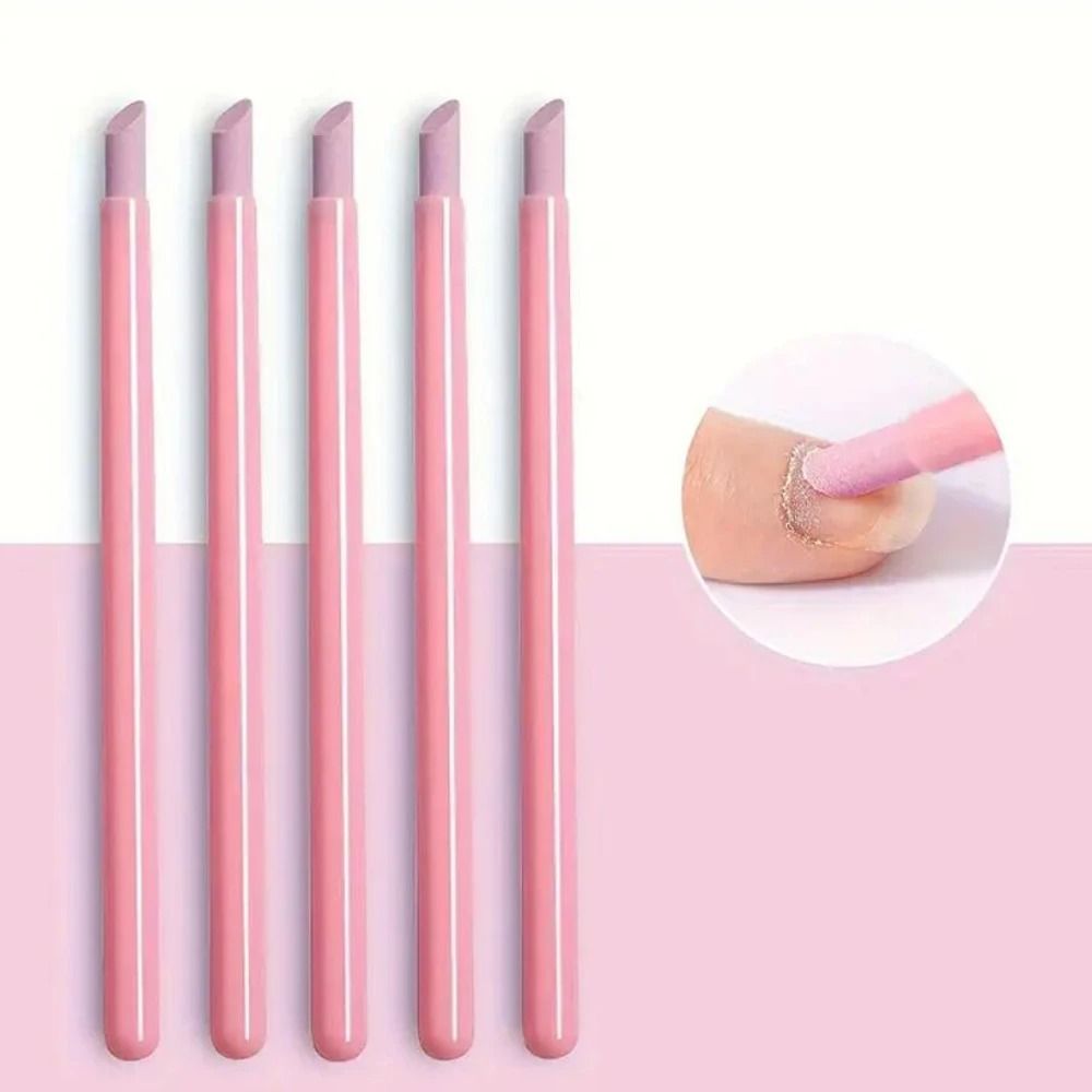 Ultra Thin Pink Nail Art Liner Brushes Set (5 pcs)