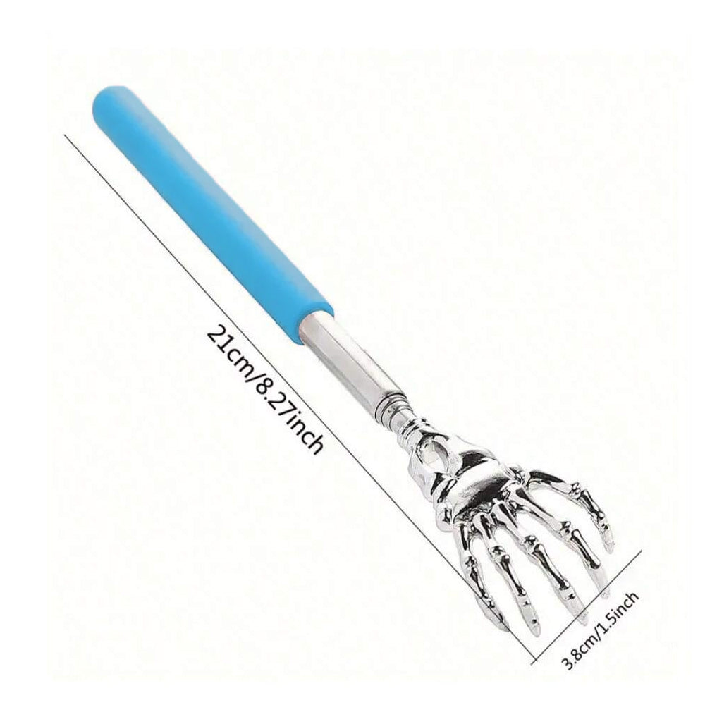 Portable Extendable Back Scratcher, Stainless Steel Telescoping Back Scratcher for Human & Pets,Extendable Back Massager