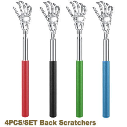 Portable Extendable Back Scratcher, Stainless Steel Telescoping Back Scratcher for Human & Pets,Extendable Back Massager