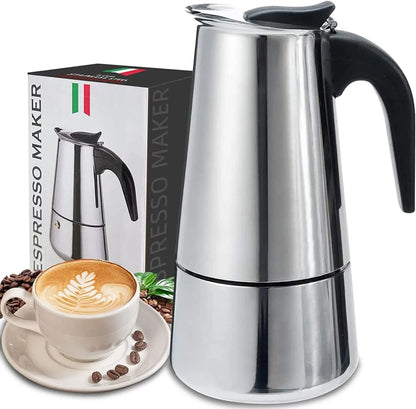 4 6 9 Cup Moka Pot Stovetop Espresso Coffee Maker