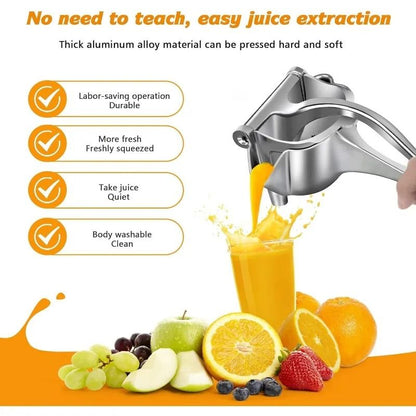 Manual Citrus Juicer Heavy Duty Metal Alloy Squeezer