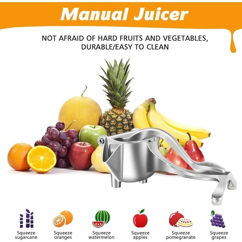 Manual Citrus Juicer Heavy Duty Metal Alloy Squeezer