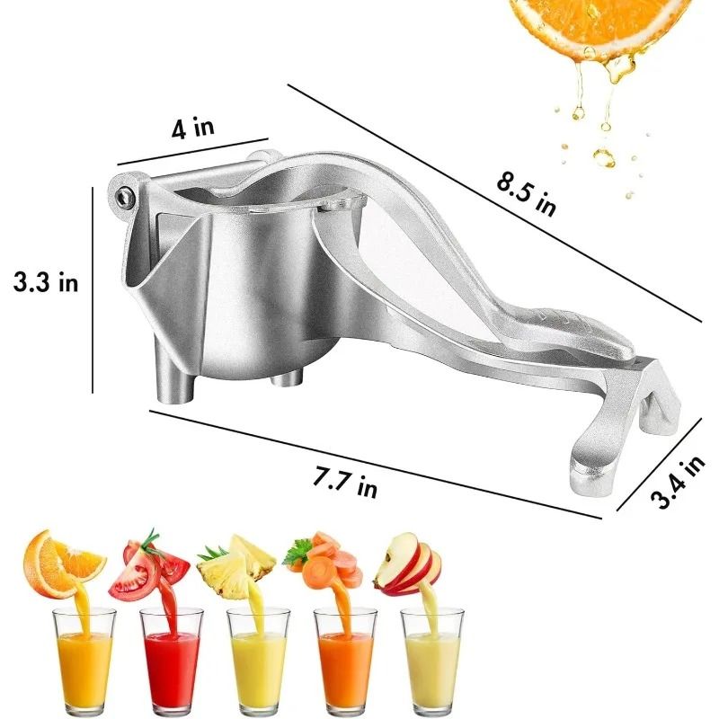 Manual Citrus Juicer Heavy Duty Metal Alloy Squeezer