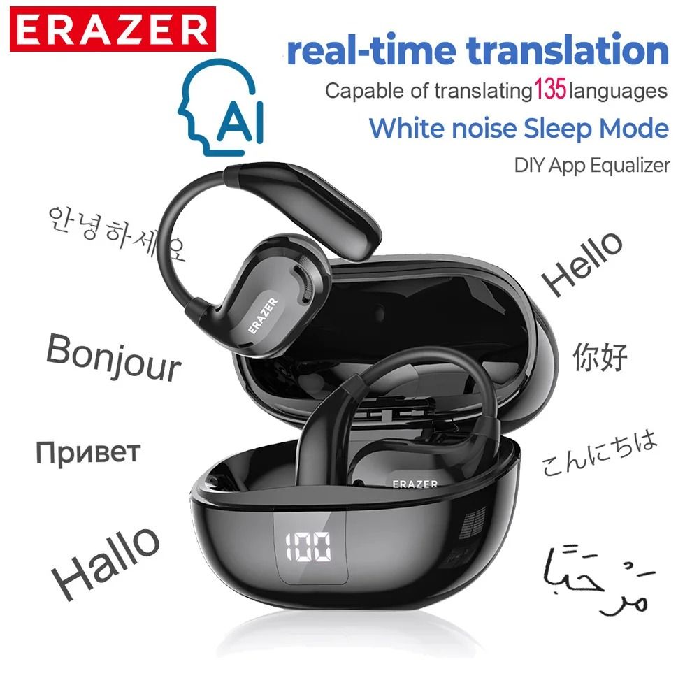 ERAZER XT66PRO Bluetooth Earphones Wireless Translator