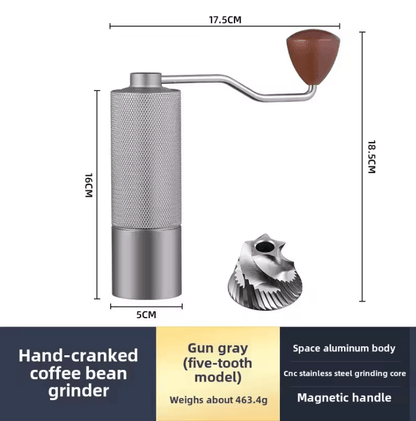 Professional Manual Coffee Grinder Stainless Steel Adjustable Burr Mill