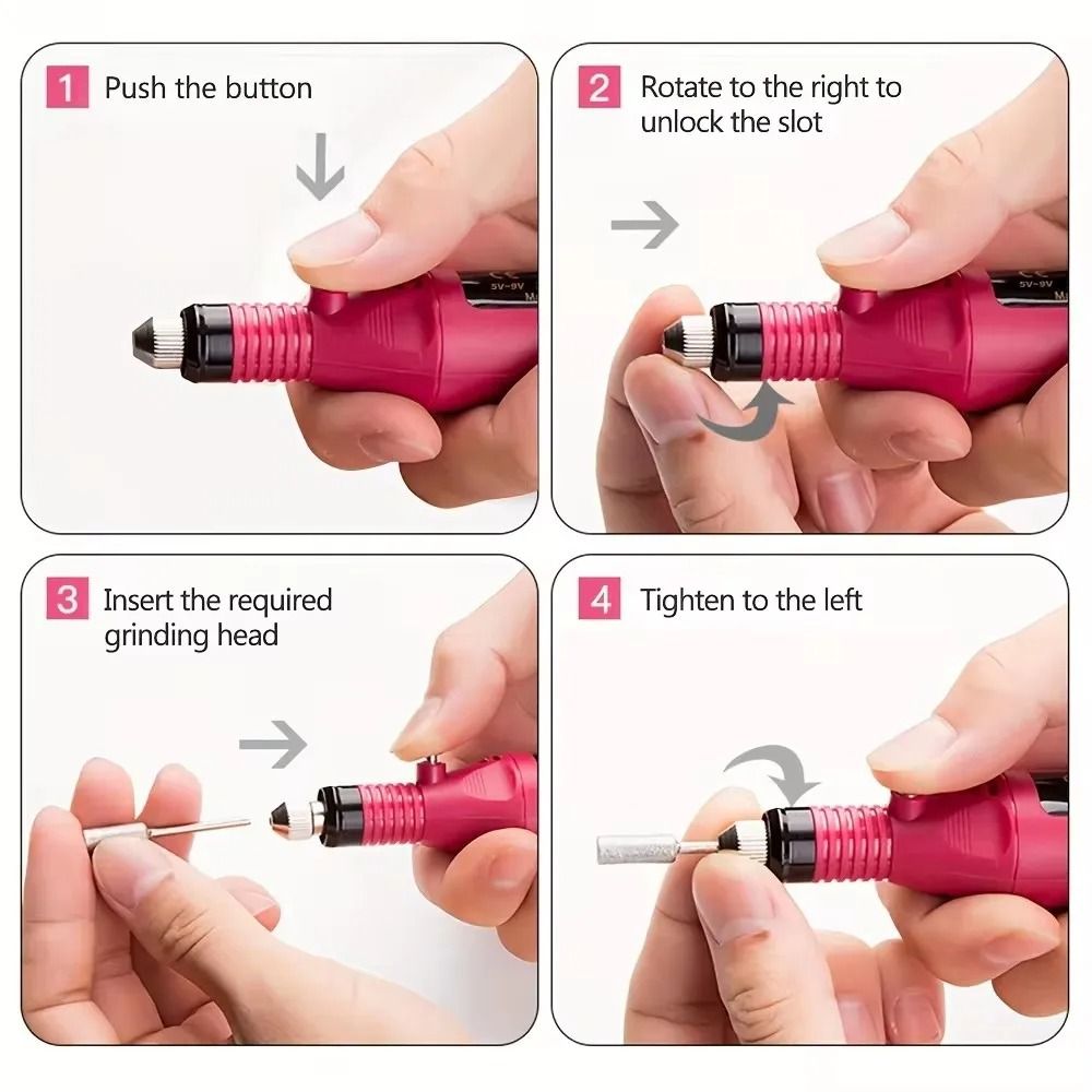 Professional USB Electric Nail Drill & Nail Lamp Starter Kit