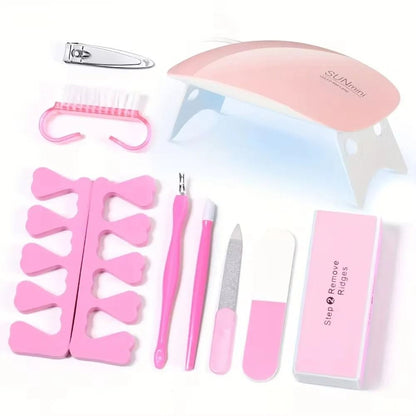 Professional USB Electric Nail Drill & Nail Lamp Starter Kit