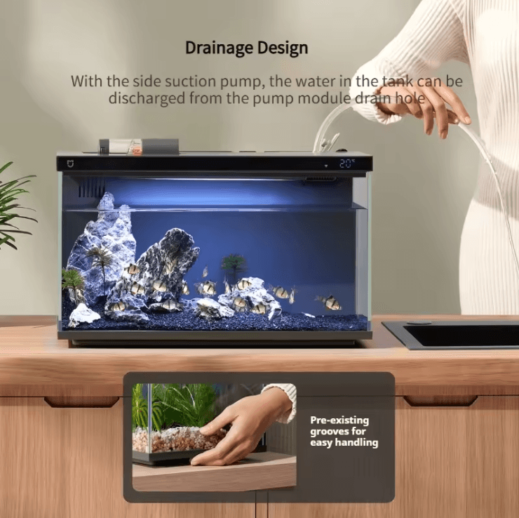 Xiaomi Mijia Smart Fish Tank with App Control and Automatic Feeder