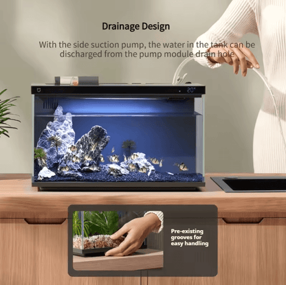 Xiaomi Mijia Smart Fish Tank with App Control and Automatic Feeder