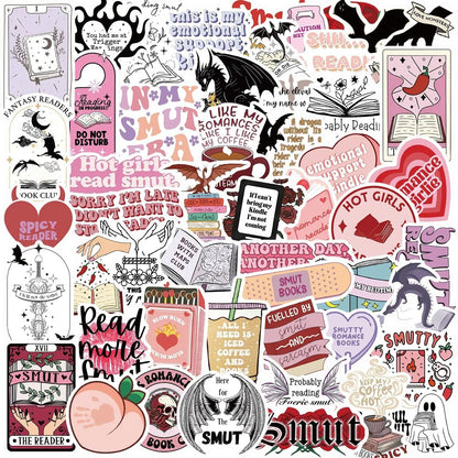Bookish Reading Sticker Decals Mix Pack