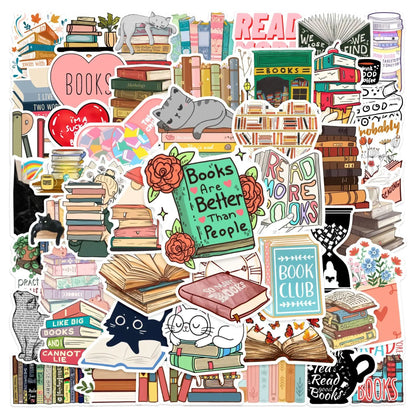 Bookish Reading Sticker Decals Mix Pack