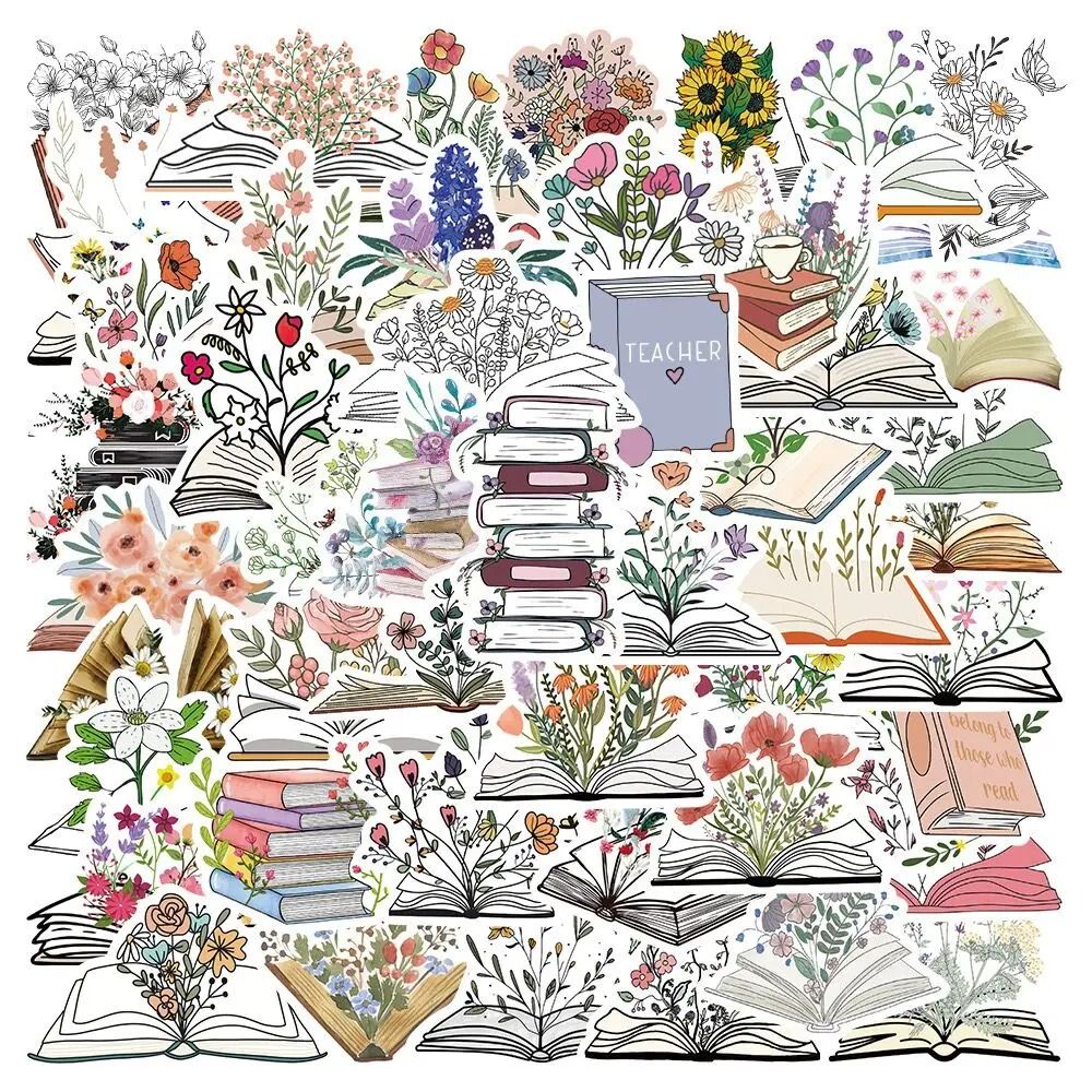 Bookish Reading Sticker Decals Mix Pack
