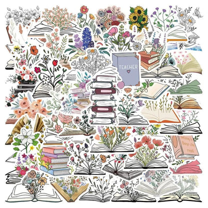 Bookish Reading Sticker Decals Mix Pack