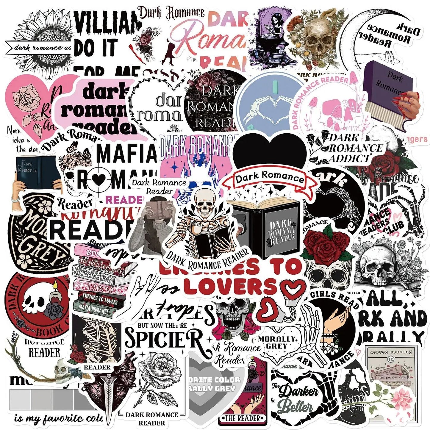 Bookish Reading Sticker Decals Mix Pack