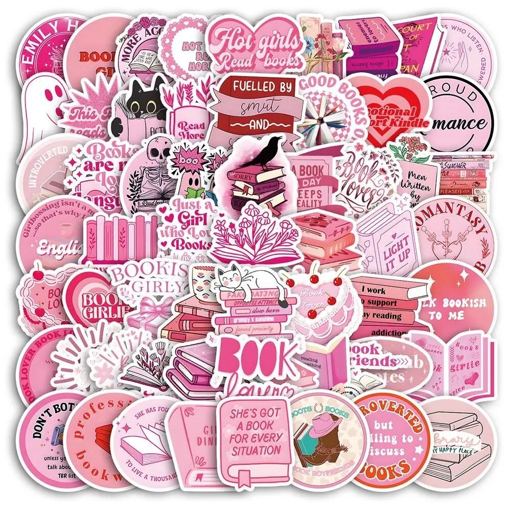 Bookish Reading Sticker Decals Mix Pack