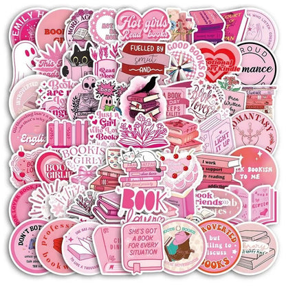 Bookish Reading Sticker Decals Mix Pack
