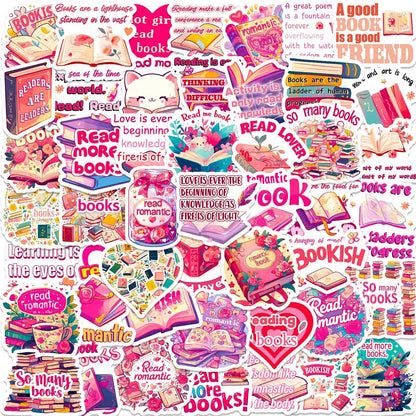 Bookish Reading Sticker Decals Mix Pack