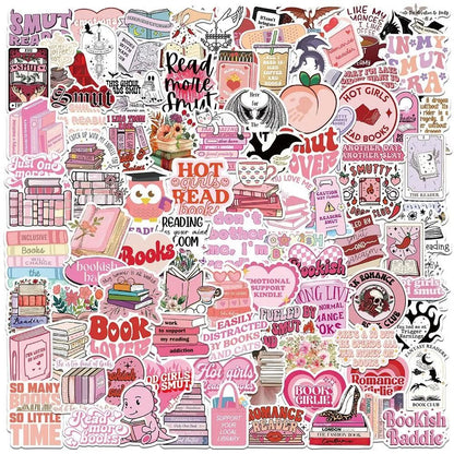 Bookish Reading Sticker Decals Mix Pack