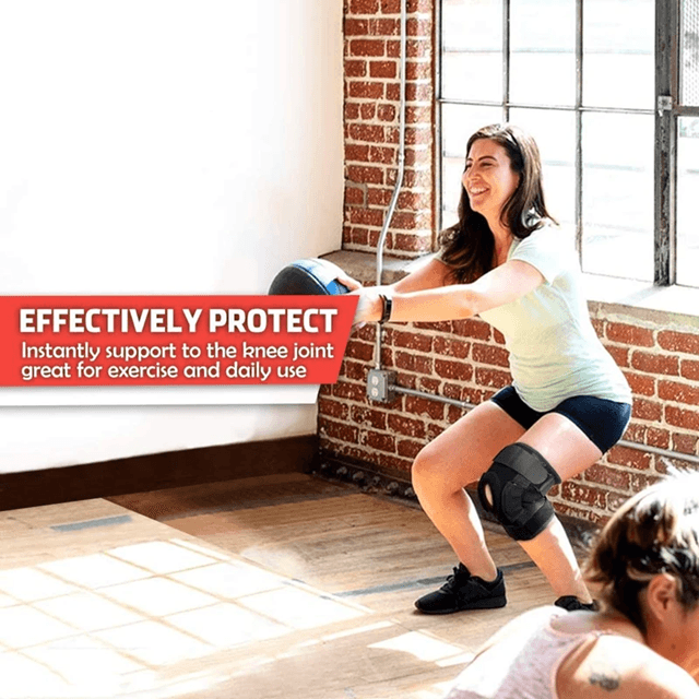 Adjustable Knee Support Brace with Open Patella for Pain Relief and Sports Protection