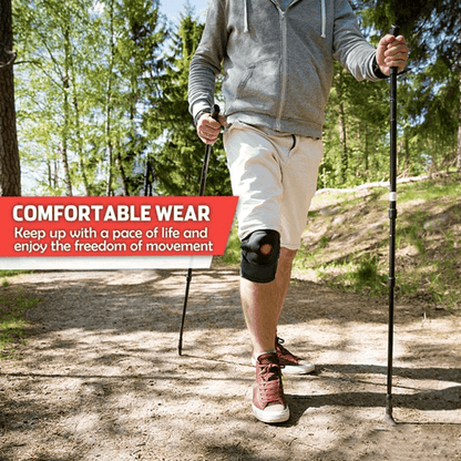 Adjustable Knee Support Brace with Open Patella for Pain Relief and Sports Protection