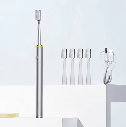 Electric Toothbrush for Women with Slim Handle and Soft DuPont Bristles