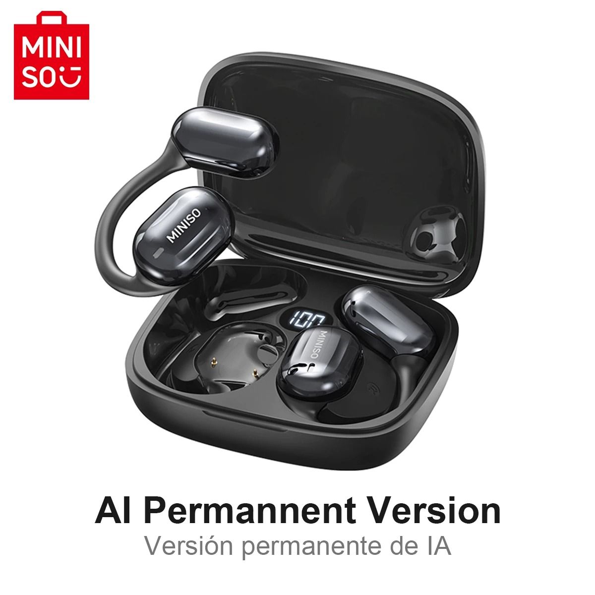 Miniso MS162 Intelligent Bluetooth Translation Earbuds Wireless Chat Headset