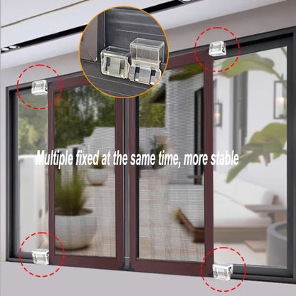 Sliding Window Safety Lock Clips for Home Security and Screen Fixing