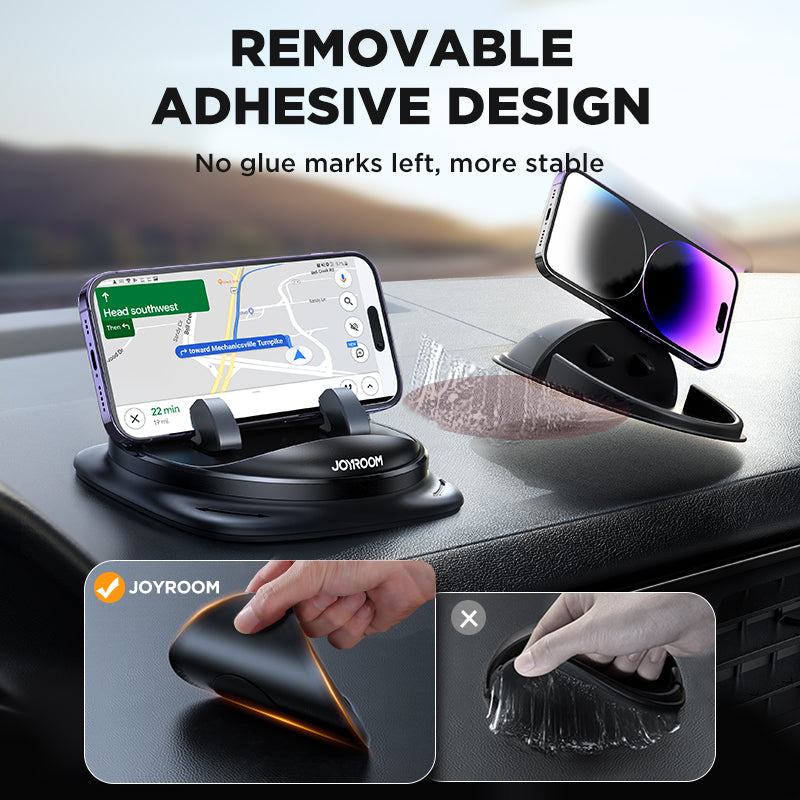 Reusable Silicone Car Phone Mount, Universal Dashboard Phone Holder, Anti-Slip Dash Pad Mat for Car
