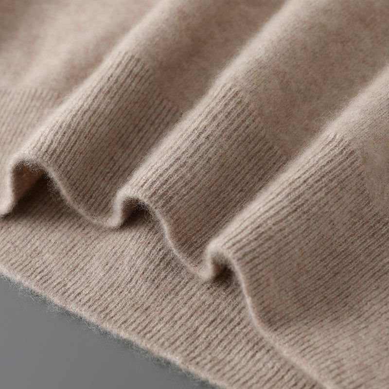 Mens Merino Wool Sweater, Thick Hooded Pullover, Soft Knitwear for Autumn Winter, Casual Comfort Wool Clothing Top